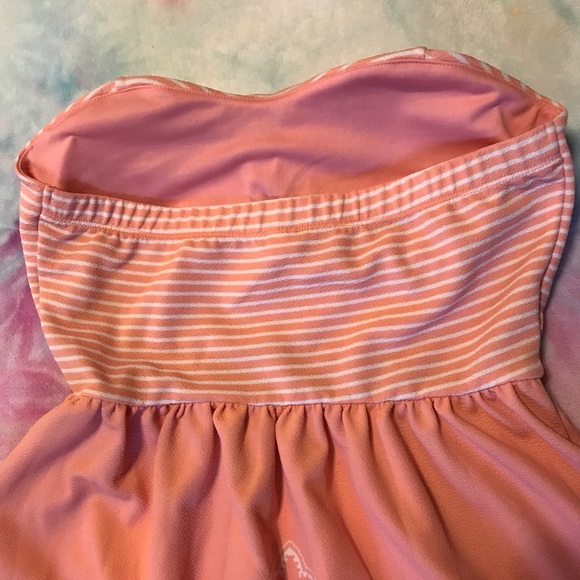 💋 Pink and White Halter Mini Dress with lots of flow 💋 - Picture 5 of 5